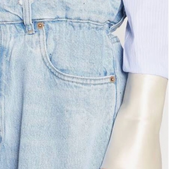 100% AUTHENTIC MIU MIU EMBELLISHED WIDE-LEG JEANS - Picture 10 of 10